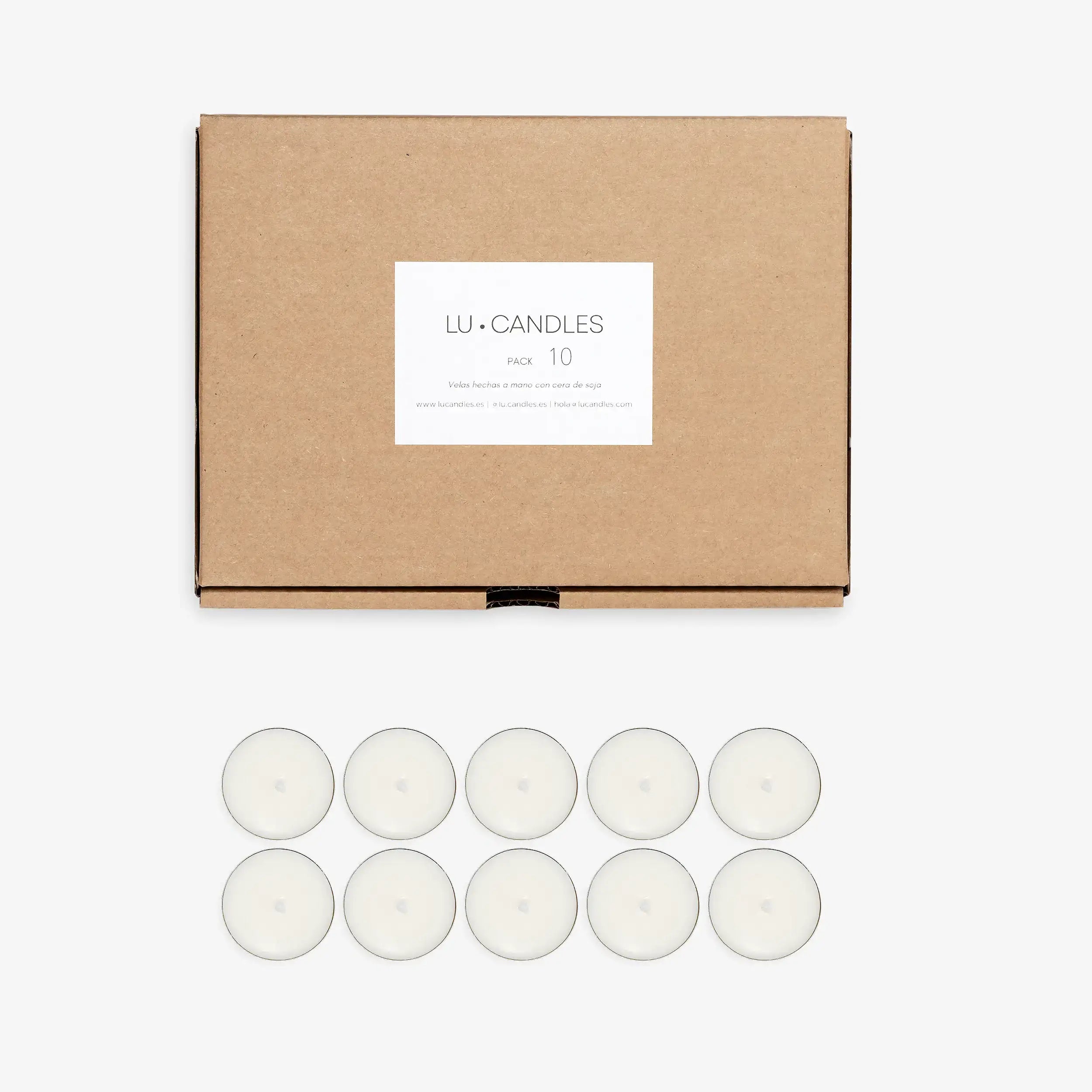 Pack velas de té